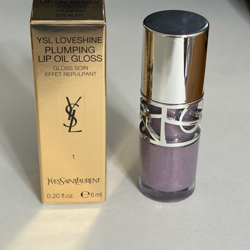 Yves Saint Laurent Shimmery Lavender Loveshine Plumping Lip Oil Gloss